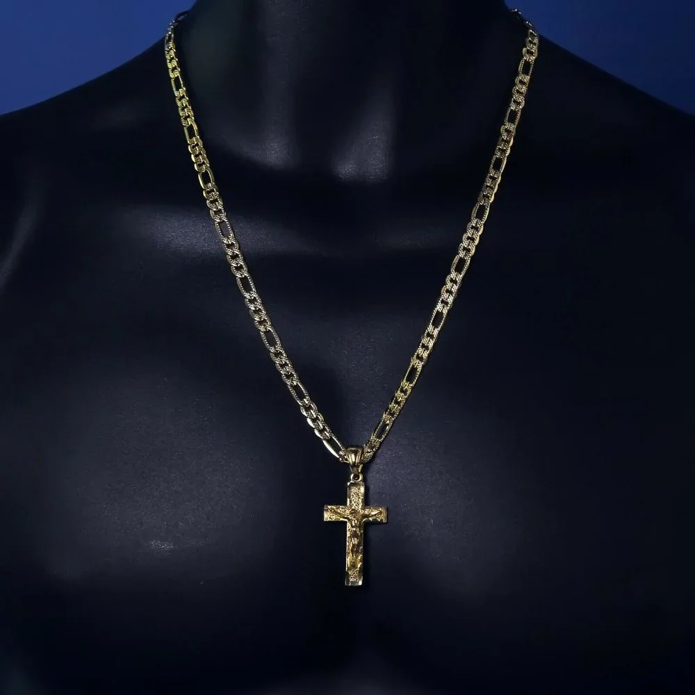 18k Gold Cross 24